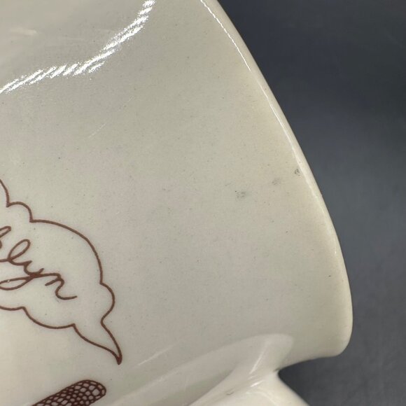 Brooklyn Skyline Ceramic Coffee Mug Jordan Awan Fishs Eddy Cup Beige Brown - Picture 9 of 10